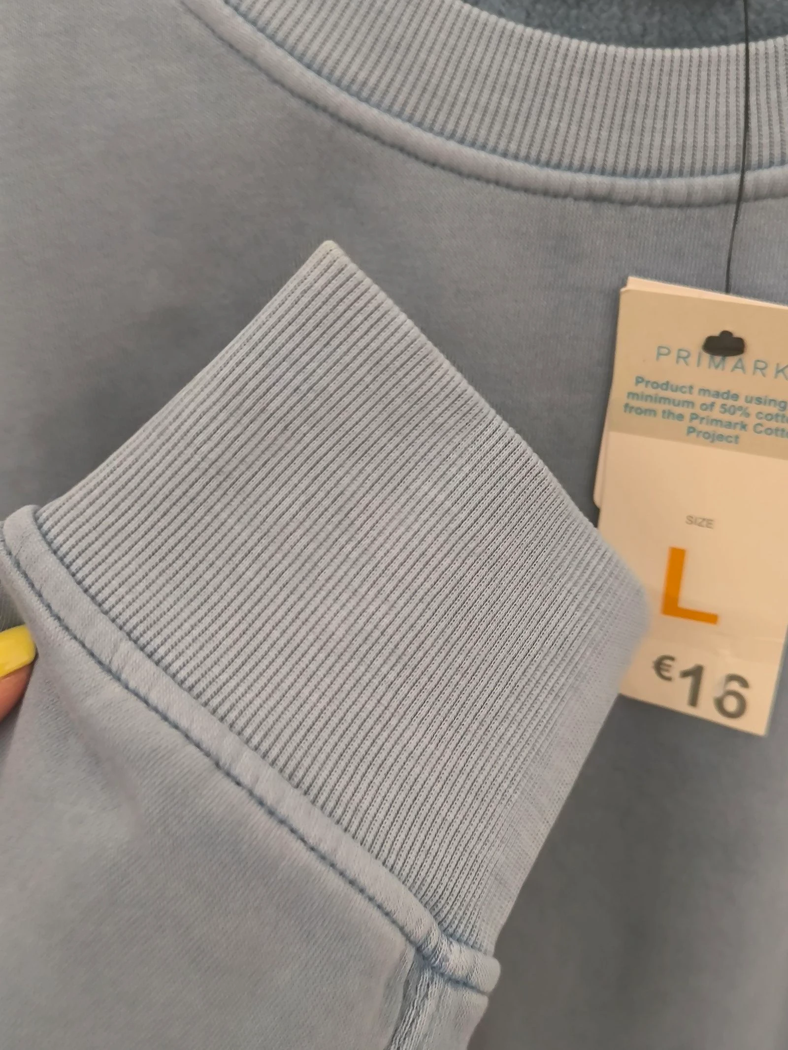 Camisola sudadera oversize azul Primark – photo 6